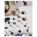 Large Assortment of Dremel Accessories with Dremel