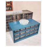 (3) Assorted Organizer Bins with Contents