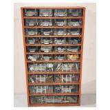 (3) Assorted Organizer Bins with Contents