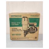 Hitachi Pneumatic 2-1/2" Industrial Roofing Coil Nailer with Box of Nails