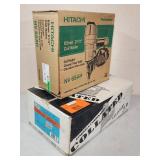 Hitachi Pneumatic 2-1/2" Industrial Roofing Coil Nailer with Box of Nails