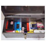 Metal Toolbox with Contents