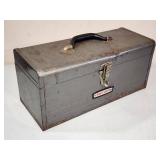 Metal Toolbox with Contents