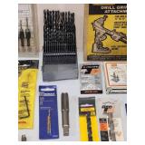 Large Assortment of Drill Accessories