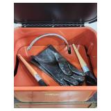 Small Parts Cleaner on a Rolling Tool Cabinet