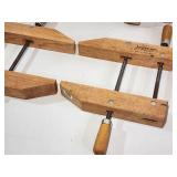 (3) Large Jorgensen Woodworking Clamps