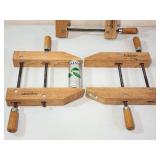 (3) Large Jorgensen Woodworking Clamps