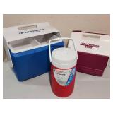 (2) Playmate Igloos & (1) Coleman Teammate