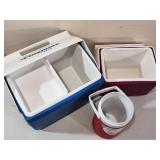 (2) Playmate Igloos & (1) Coleman Teammate