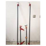 Assorted Woodworking Pipe Clamps