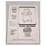 Craftsman 16 Gal. Full Blowing Professional Wet/Dry Shop Vac