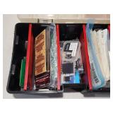 (2) Portable Carrying Organizers with Electronic Parts Included