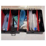 (2) Portable Carrying Organizers with Electronic Parts Included