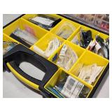 (2) Portable Carrying Organizers with Electronic Parts Included