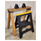 Assorted Sawhorses and Accessory
