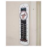 The Busted Knuckle Wall Thermometer Metal Sign
