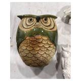 Collection of 4 Owl Figurines