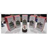 Hallmark Festive Fountains Snowmen Lot