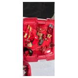 Assorted Christmas Ornaments in Storage