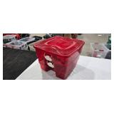 Assorted Christmas Ornaments in Storage