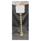 Brass-Toned Stacked Sphere Floor Lamp