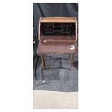 Wooden Drop-Front Secretary Desk