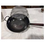 Carbon Steel Wok with Splatter Screen