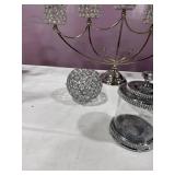Crystal & Silver Decorative Lot