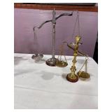 Two Decorative Balance Scales