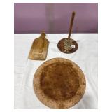 Wooden Kitchen Item Lot