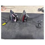 Two Electric Steam Irons