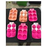 Rose Silicone Molds Lot