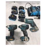 Makita 18V Power Tool Lot