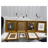 Assorted Gold Picture Frames