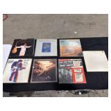 Seven Vintage Vinyl Record Albums