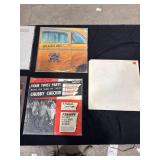 Seven Vintage Vinyl Record Albums