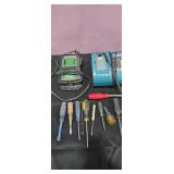 Assorted Screwdrivers & Chargers