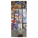 Mixed Lot of 18 DVDs and VHS Tapes