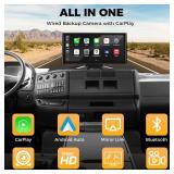 Losuudy Truck/RV Camera System with CarPlay and Android Auto