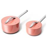 Caraway Nonstick Ceramic Sauce Pans with Lids