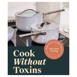 Caraway Nonstick Ceramic Sauce Pans with Lids