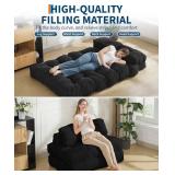 Garvee Folding Sofa Bed (Gray-Full Size)