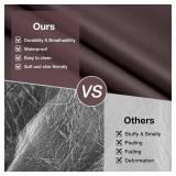 Hoffree Big and Tall Office Chair (Light Brown)