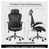 Votrenix Home Office Desk Chair (Black)