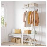 Garvee Heavy Duty Clothes Rack with Adjustable Shelves