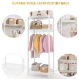 Garvee Heavy Duty Clothes Rack with Adjustable Shelves