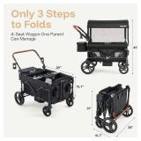 Harppa Wagon Stroller for 4 Children