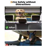 Joytutus Adjustable Dog Car Barrier
