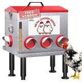 Cybrasc 10 Gallon Automatic Chicken Feeder