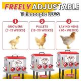 Cybrasc 10 Gallon Automatic Chicken Feeder